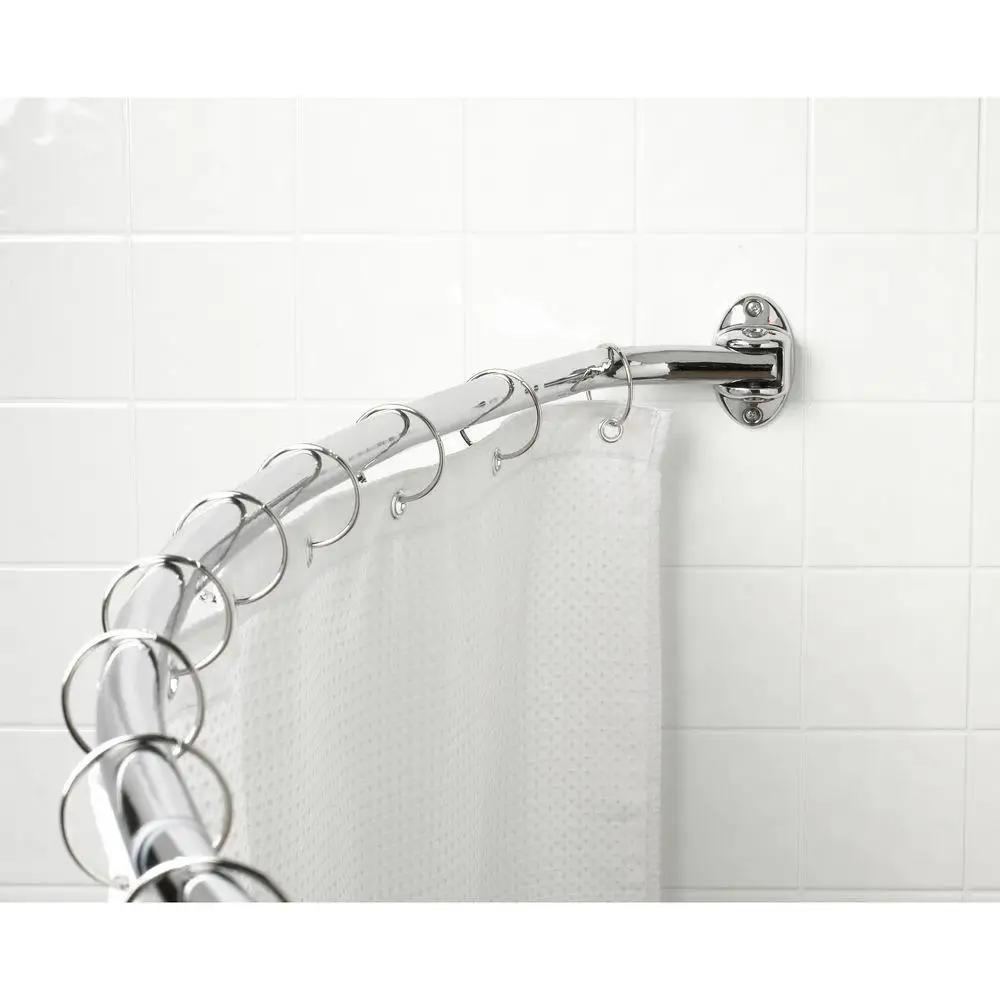 Customized adjustable curved shower curtain rod