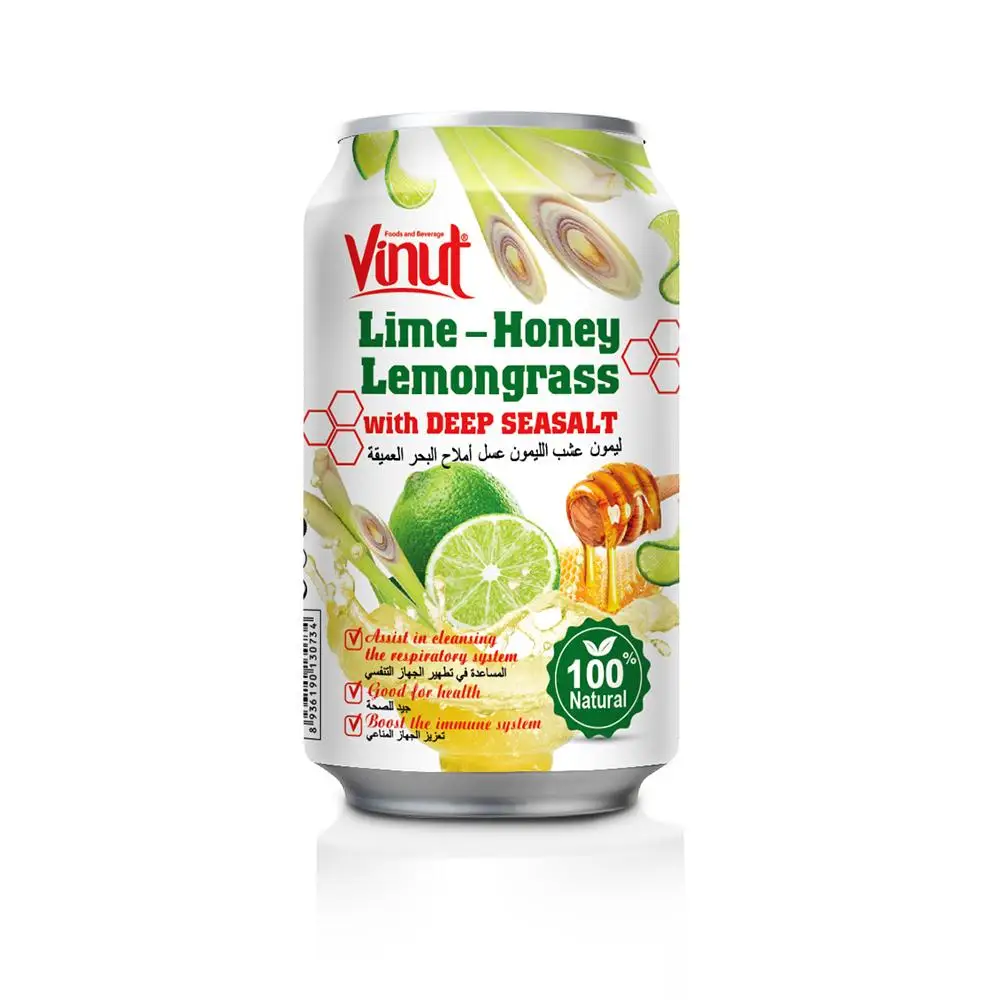 Cans 330ml VINUT beverage Winter melon fresh green tea drink Fruit juice from Viet Nam wintermelon juice
