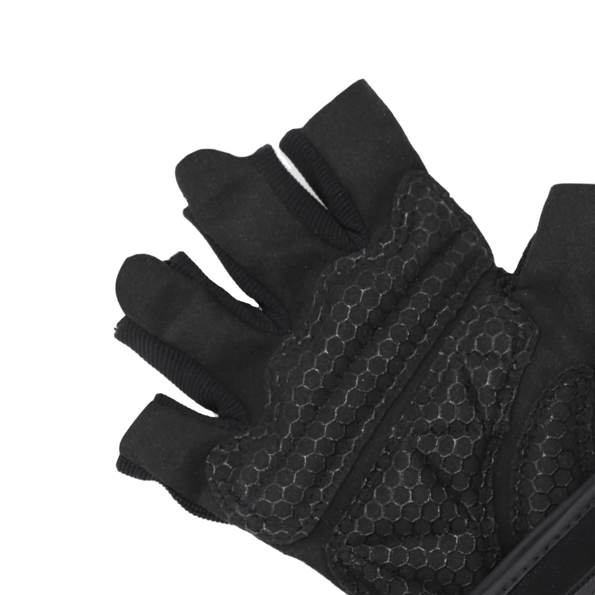 Best selling custom logo Half Finger Fitness Gloves Anti Slip Shockproof PU motorcycle racing gloves