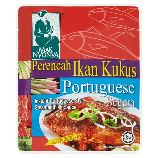 Muslim Friendly Home Cooked Taste Instant Food Paste Chicken Laksa Rendang Fish Portuguese Nyonya Chicken Rice Tom Yam Flavors