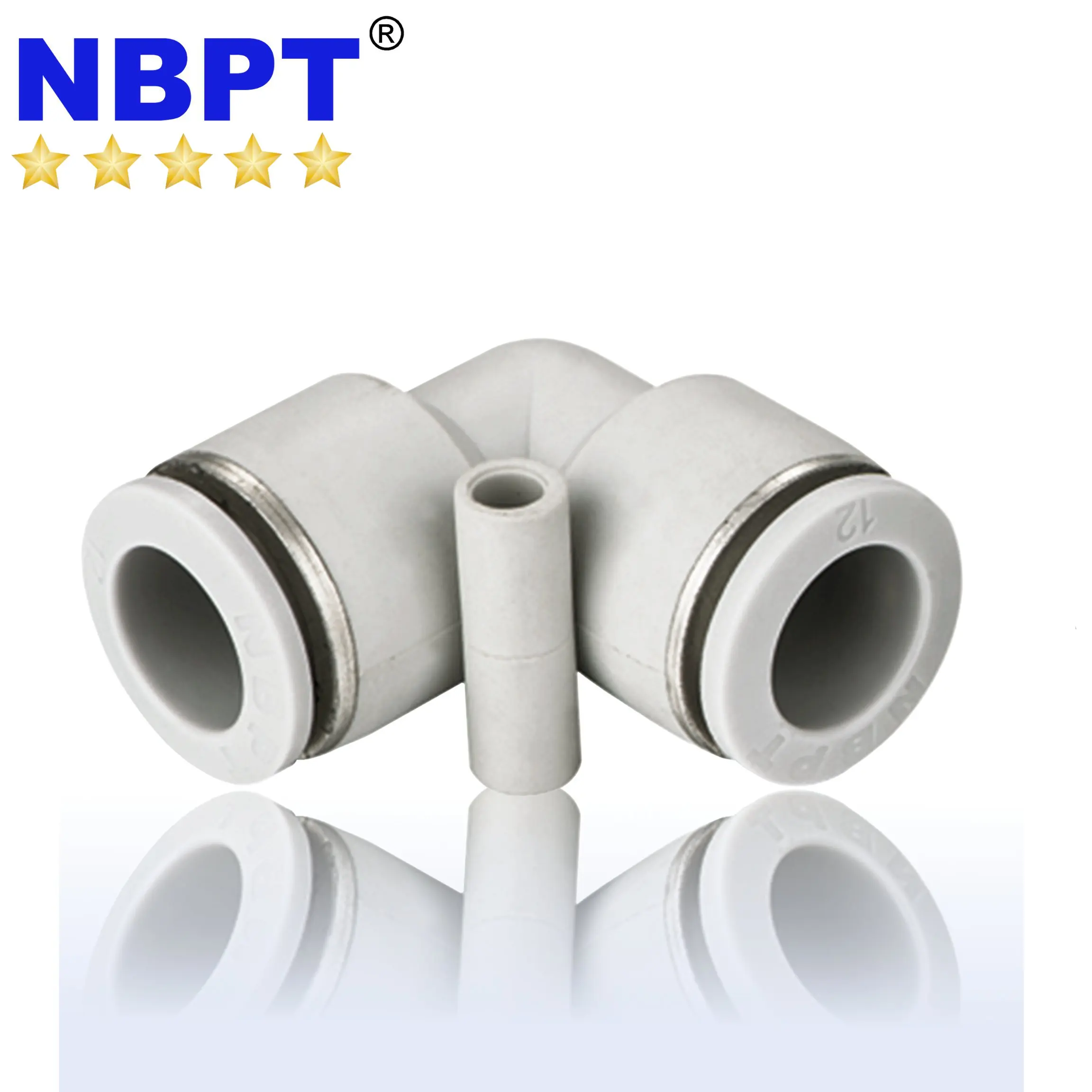 PV 8 мм Пневматический трубчатый фитинг пластиковый Юнион Локоть L соединитель трубный шланг Push In One Touch быстроразъемный соединитель