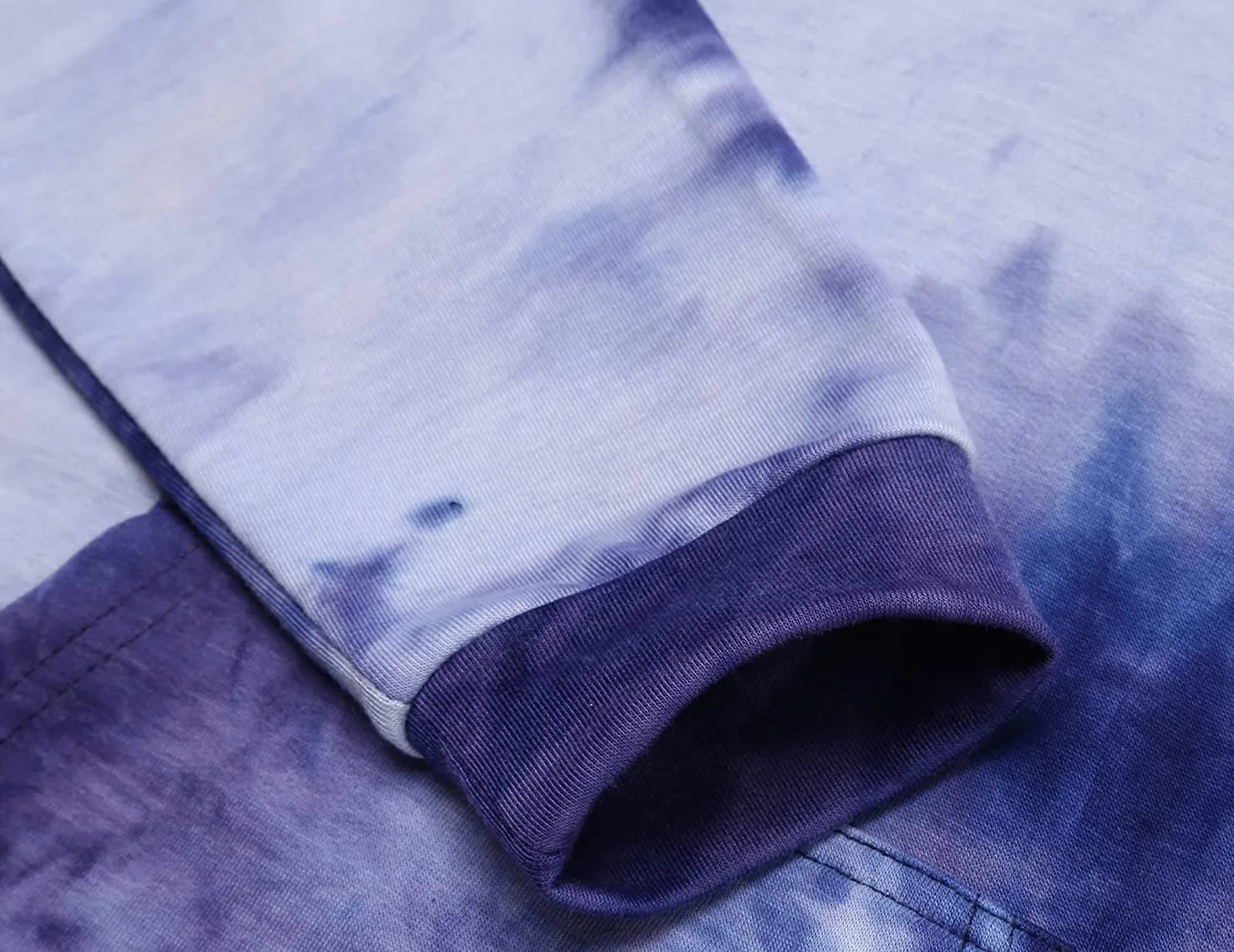 Girls Tie Dye Hoodies Sweatshirts Loose Casual Long Sleeve Pullover Hooded With Pockets Women Tie Dye Hoodies