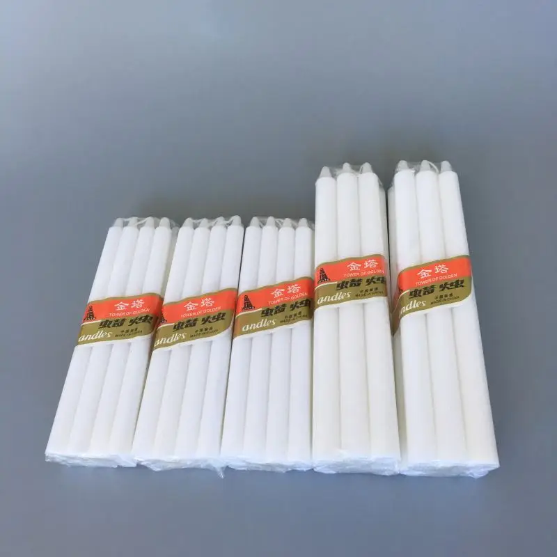 high quality paraffin wax white candle