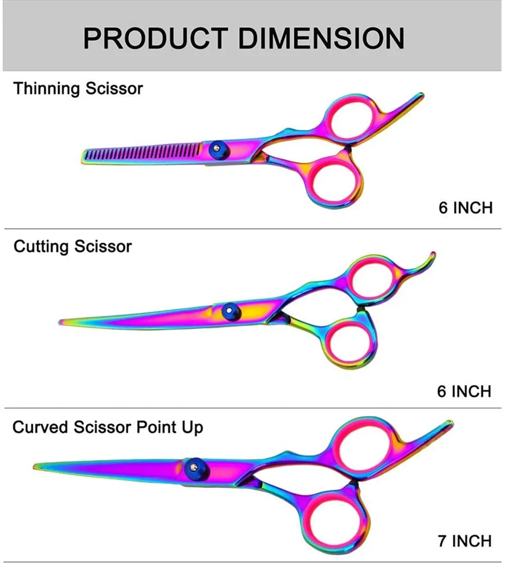 Salon hair grooming scissors set extremely sharp blade hairdressing scissors meticulous trimming scissors