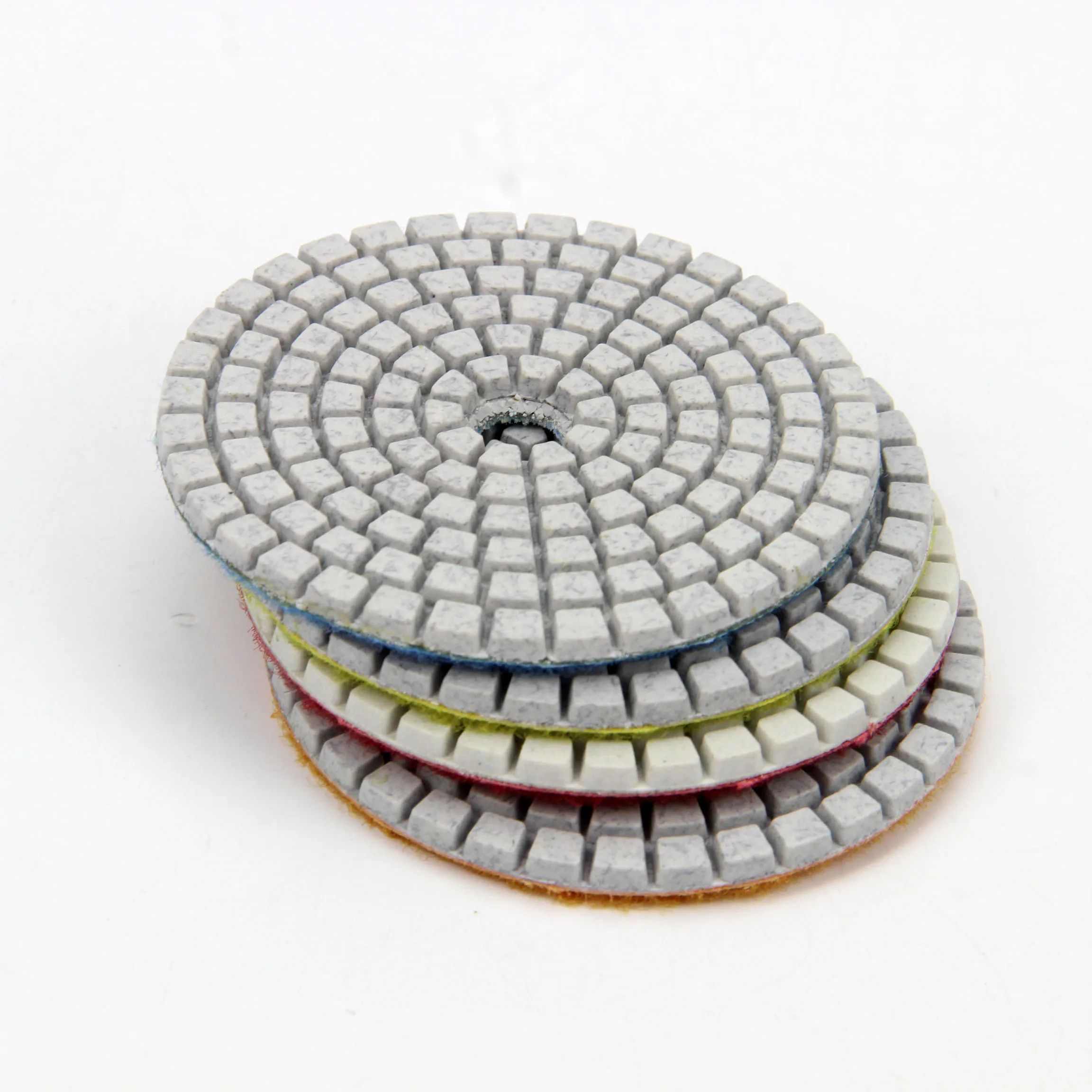4 inch Diamond Flexible Polishing Pad Polishing for Granite Marble Quartz Stone Ceramic Tile Glass Polisher
