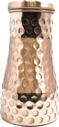 Pure king international Copper Water Jug For Ayurveda Health Benefits Handmade High Quality Copper Product Manufacturing