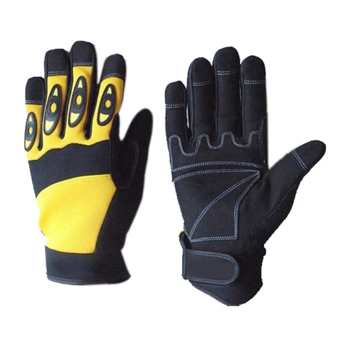 Personalized Customized Wholesale  Price Top Quality Leather Mechanic Gloves For Hot Sale