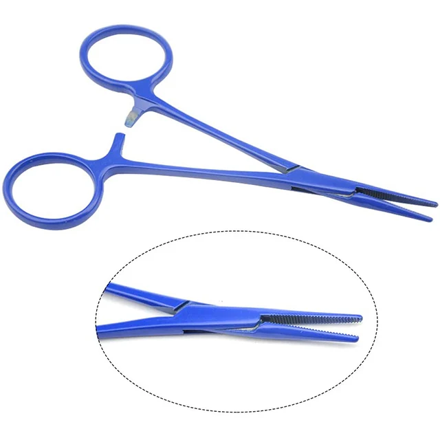 Stainless Steel Hemostat Hemostatic Forceps, Pet Ear Hair Pull Forceps Pet Forceps