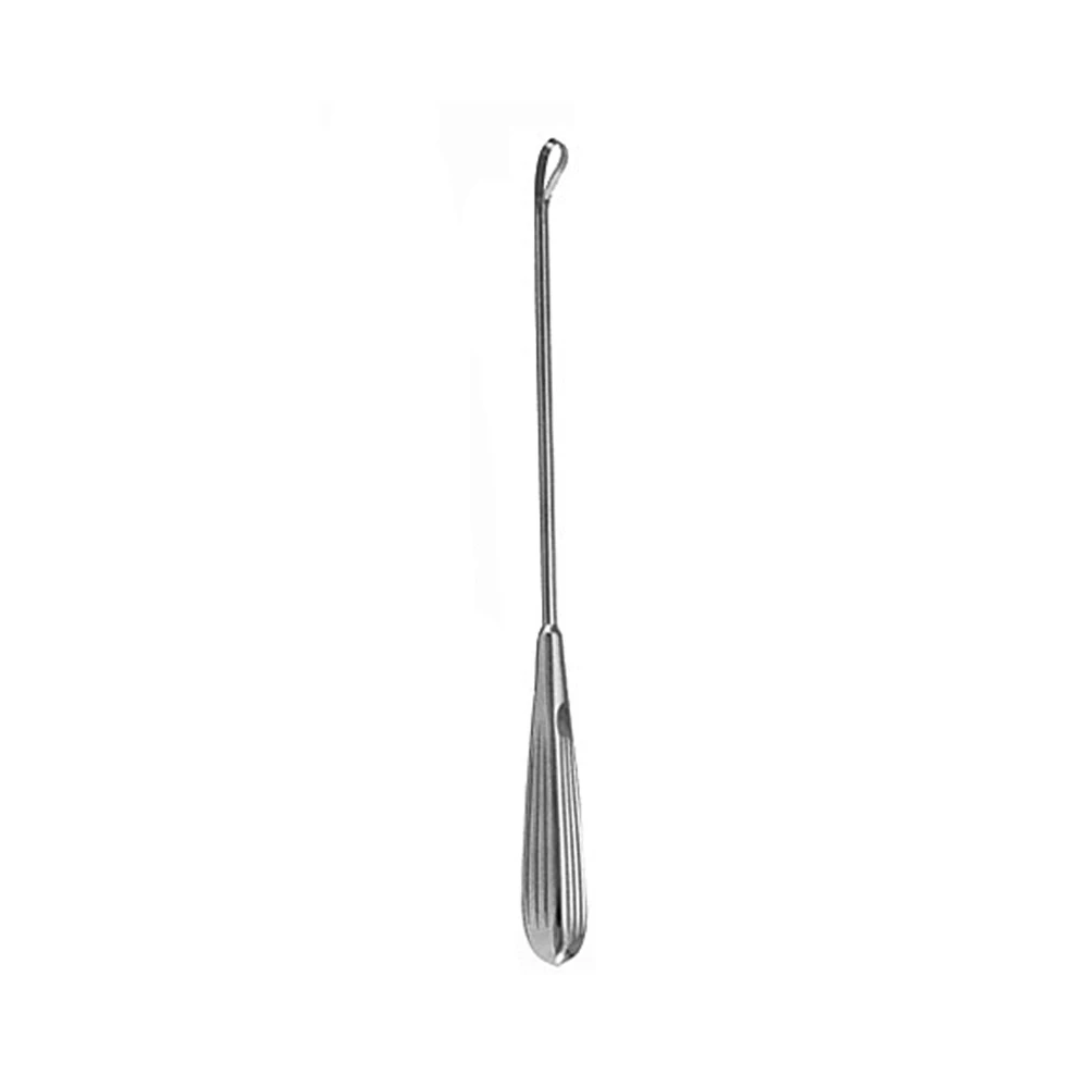 Высококачественные гинекологические инструменты для матки Томаса CURETTE BLUNT 10 мм шириной 28 см длиной