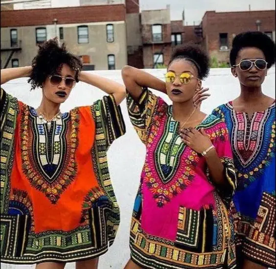 African Shirt Dashiki Print Men Women Succunct Hippie Top Blouse Tribal Free Size Mexican Hippie Blouse Caftan Hippie Boho Dress