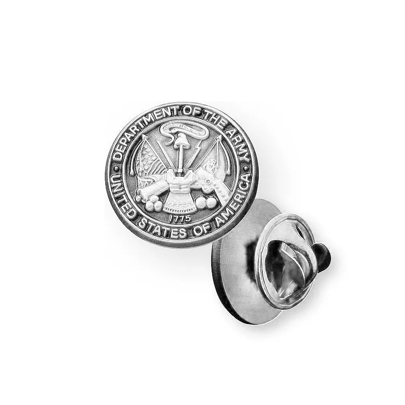 fashion club souvenir s925 custom sterling silver years of service badges 3d lapel pin