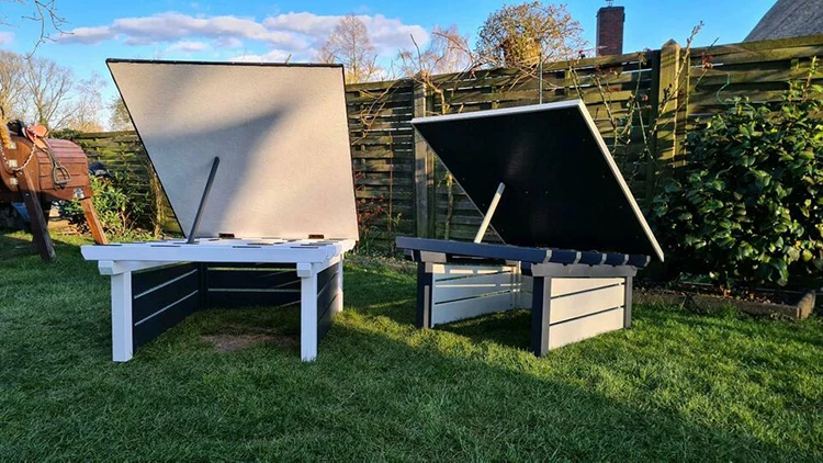 
Outdoor Garden Garage Wooden Robot Mower Shelter Wooden Carports for Sale 