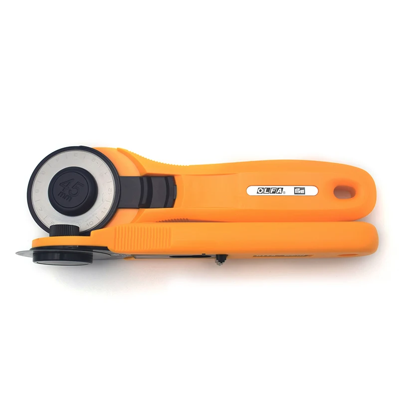 Prym Olea Ergonomic Soft Handle Rotary Cutter Maxi 45mm Handicraft Tools Sewing Accessories