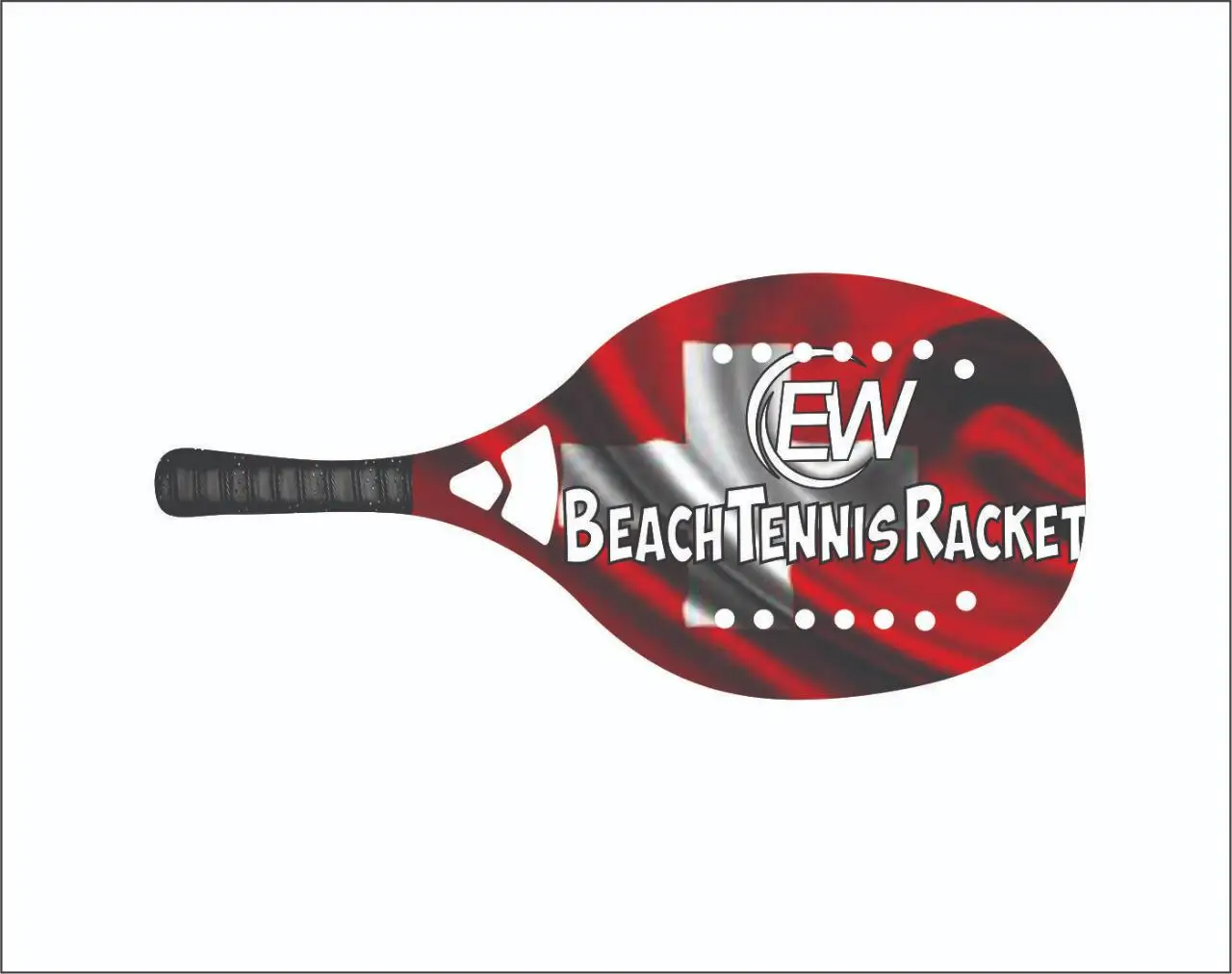 
Beach Tennis Rackets Custom Carbon glass Beach Paddle/Padel Racket with your logos and color combinations 