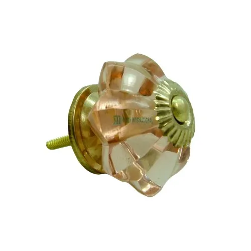 Colorful Glass Cabinet Knobs - Clear Drawer Knobs & Pulls -  Multi Purpose Cabinet Hardware - Wholesale Bulk India Manufacturer