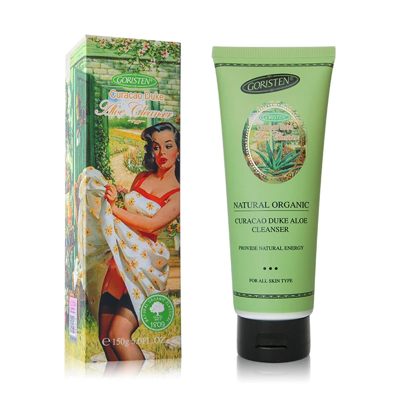 korea skin care anti black head simple face clean oil-control aloe vera best face wash for oily skin