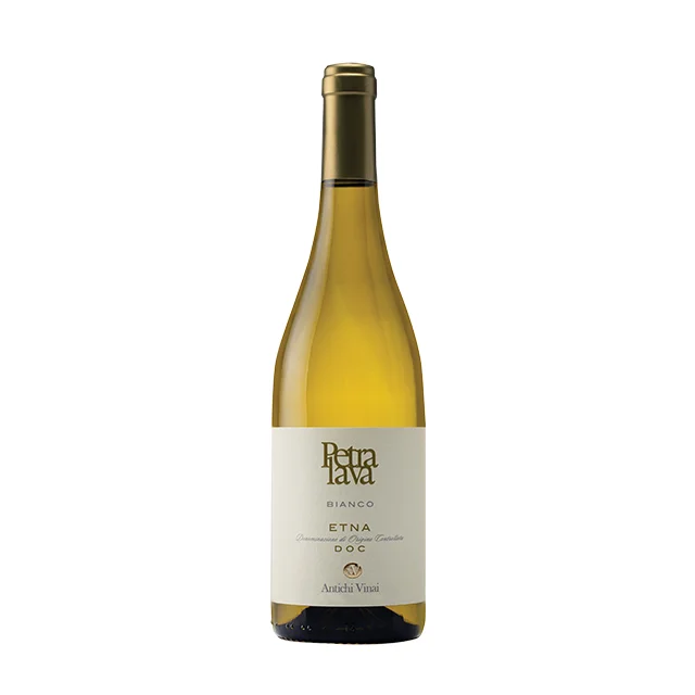 High Quality Sicilian White Wine - Petralava - Etna DOC 12,5 % 75 cl Made in Italy still dry Carricante Catarratto