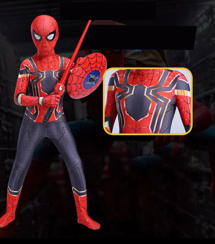 Clothing Supplies Best Anime Cosplay Spiderman Boy Tv Movie Kids Costume Halloween