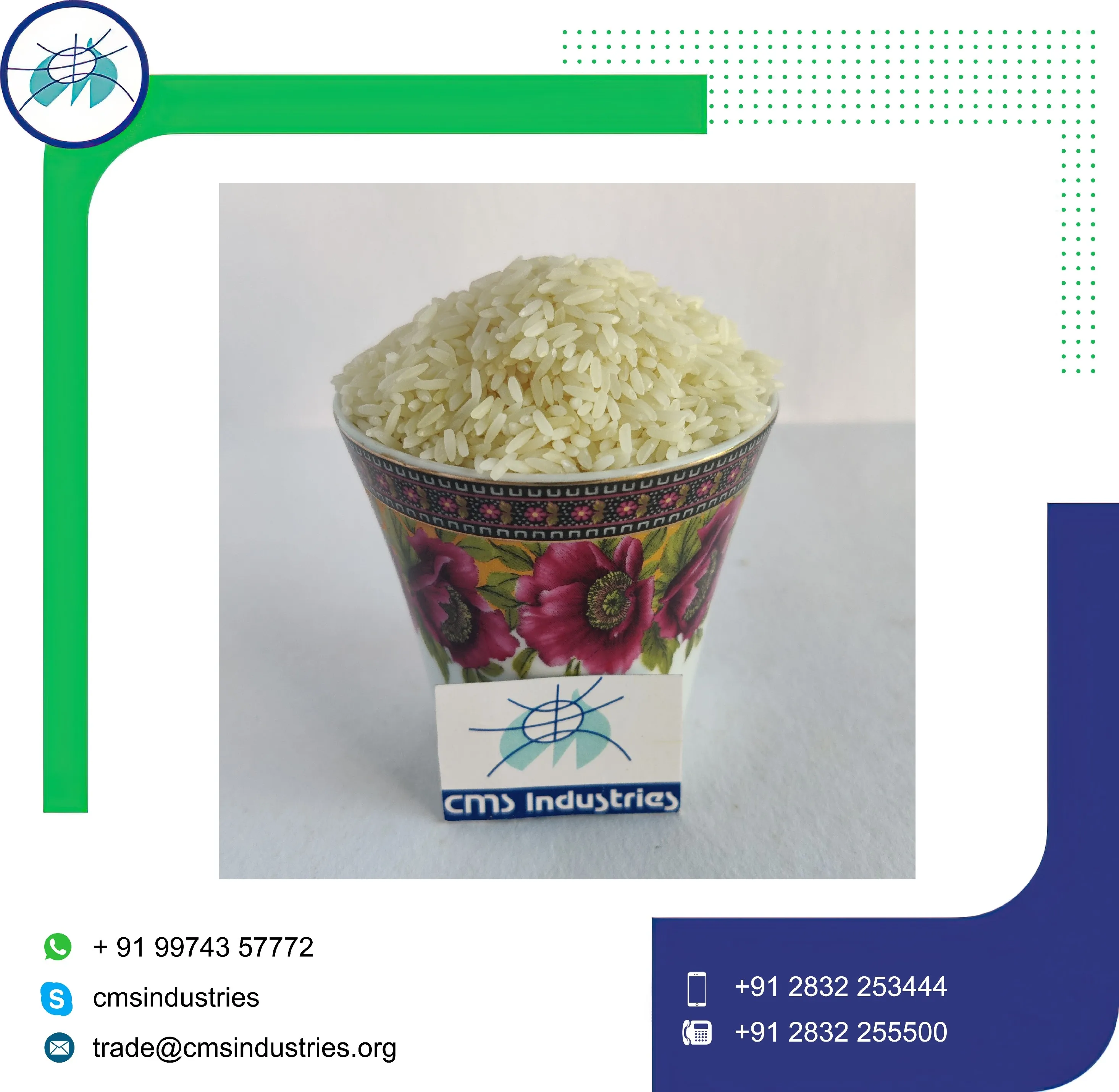 Индийский белый рис высшего качества 5%