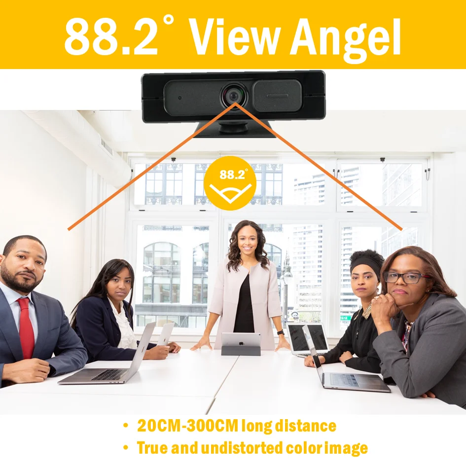 Good Image 4K CMOS MIX415 USB 2.0 Micro WebCam With 2*Digital Mic for Conference