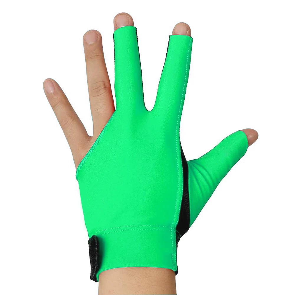 Custom Design & OEM Wholesale Service Cue Gloves Billiard Pool Gloves Spandex Lycra Material Stretchable New Arrival 2022