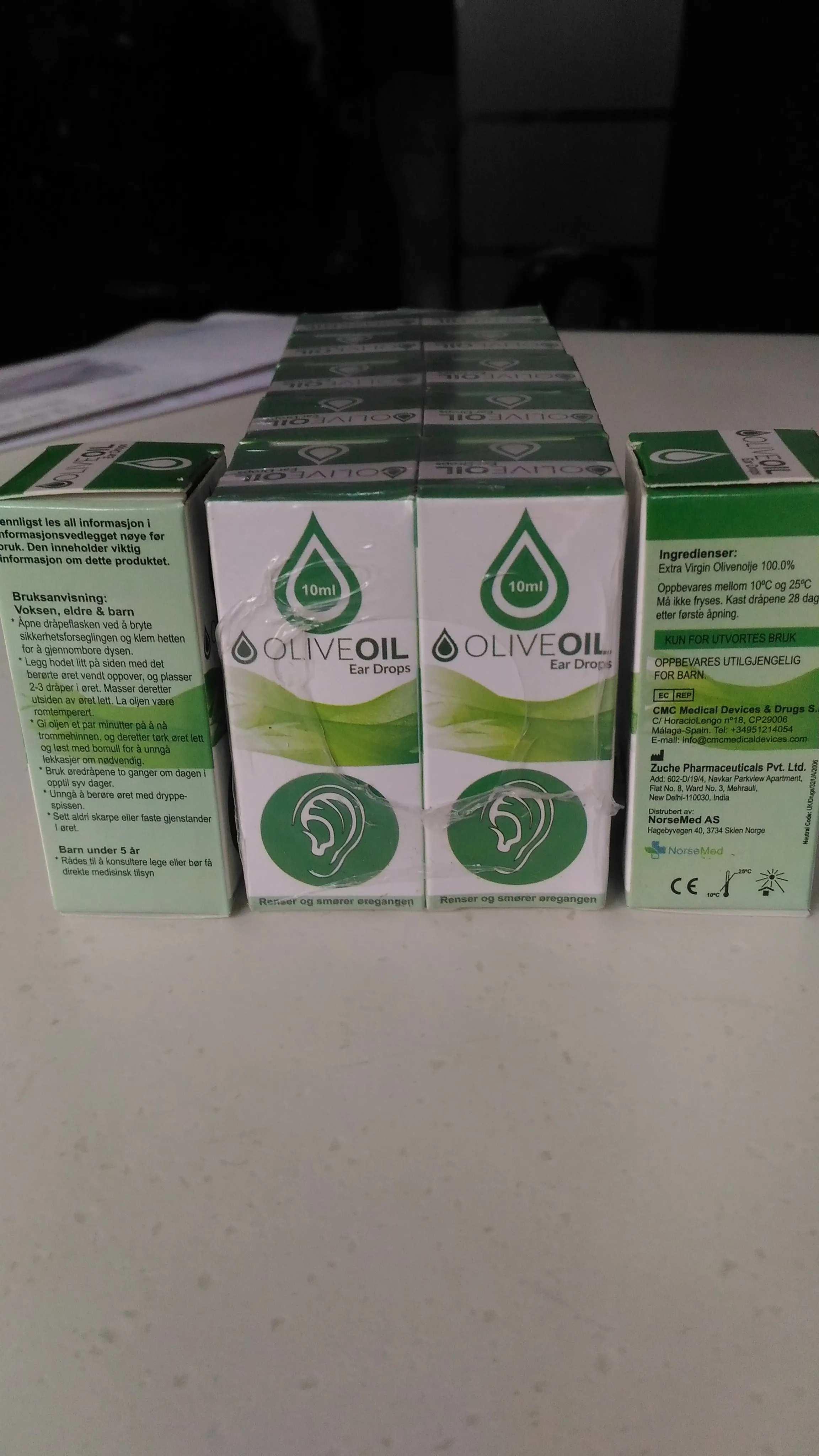 
Olive Oil Ear Drops 10 ml 