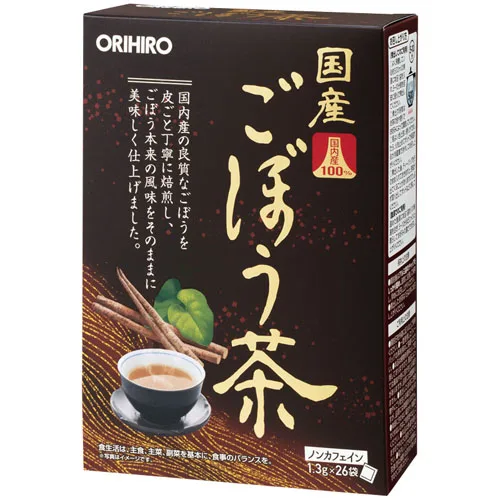 Japan ORIHIRO 26 Bags Caffeine Free  Burdock Root Tea for Stay young and energetic