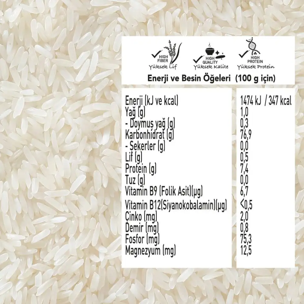 
Top Seller Wholesale Product - Hunkar Gurme Jasmine Rice 