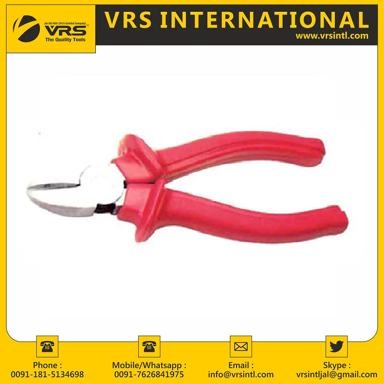 Latest 2023 Excellent Grade Side Cutting Plier Tool Drop Forged from Carbon Steel High Quality Soft Handle Plier