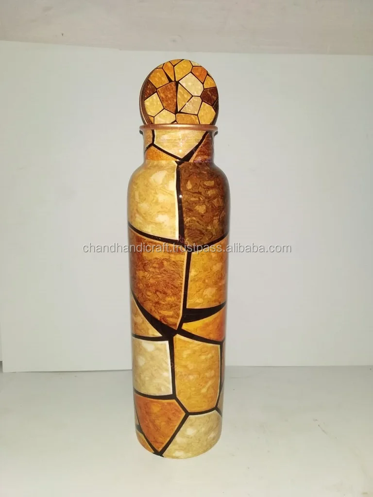 100% Pure copper Water Bottle (Food Safe Approved)