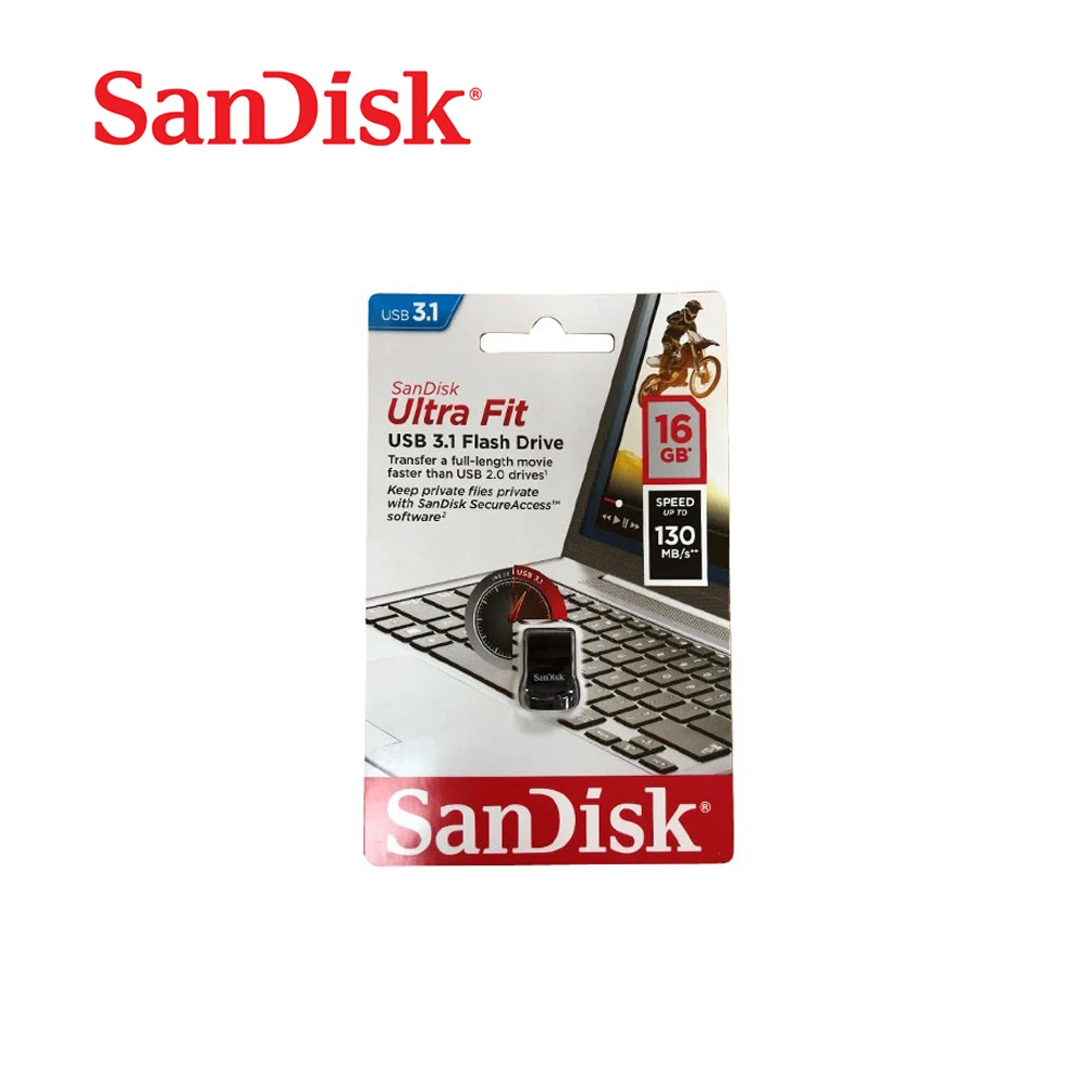 Wholesale Ultra Fit USB3.1 Sandisk 32GB 64GB 128GB
