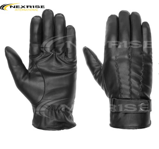 2022 High Quality Leather Fashion Gloves Custom Touch Screen Winter Warm Leather Mittens & Gloves