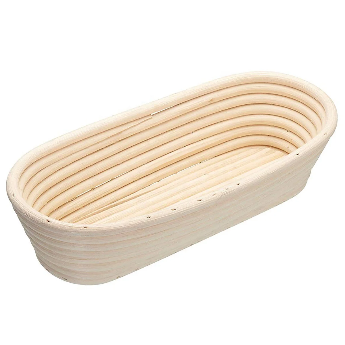 Bakeware Handmade Indonesian Rattan Brotform Bread Proofing Bannetons Basket Oval