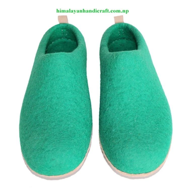 
Handmade in Nepal Felt Slipper/Shoes/Boot 