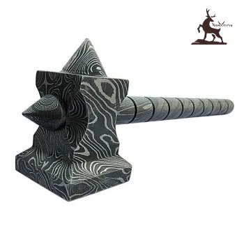 wholesale best quality custom design Custom Hammer Forged Damascus Steel Bowie Hunting Knife