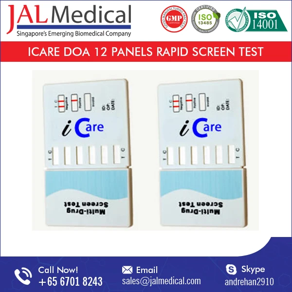 
Suitable for Point-of-Care Testing (POCT) Easy to Use DOA Panel Drug Abuse Test Kit 