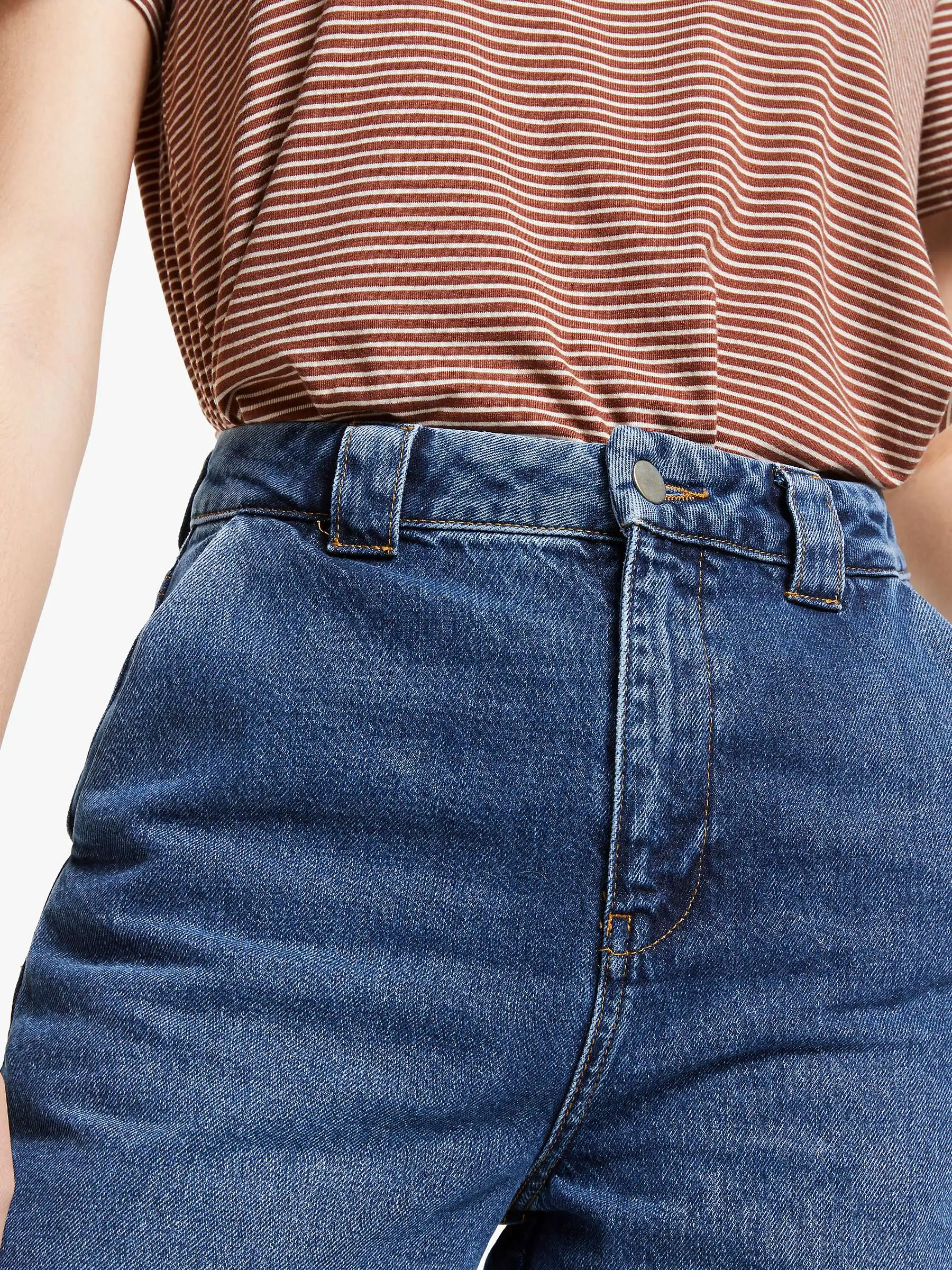 Best quality Soft high rise wide legs jeans relaxed style women pants