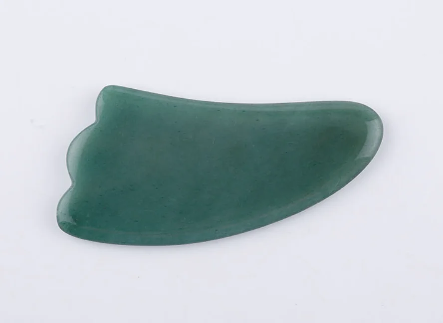 Skin Care Tools Custom 100% natural Crystal Jade Facial Rosy Quartz Roller Gua Sha Stone
