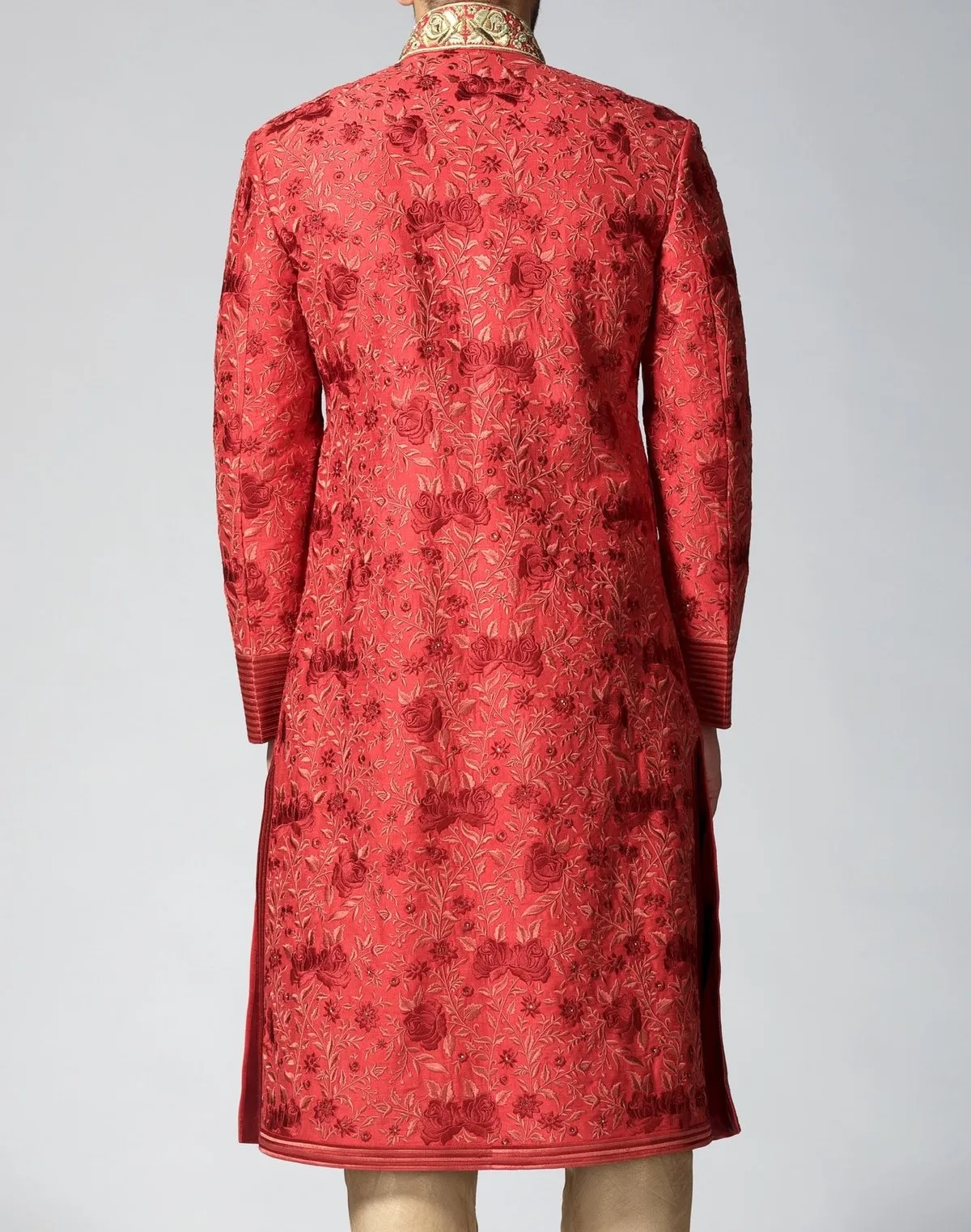 Традиционный и современный стиль чистая ткань ручная работа вышивка мужской шервани Курта Пижамный палантин для свадебных