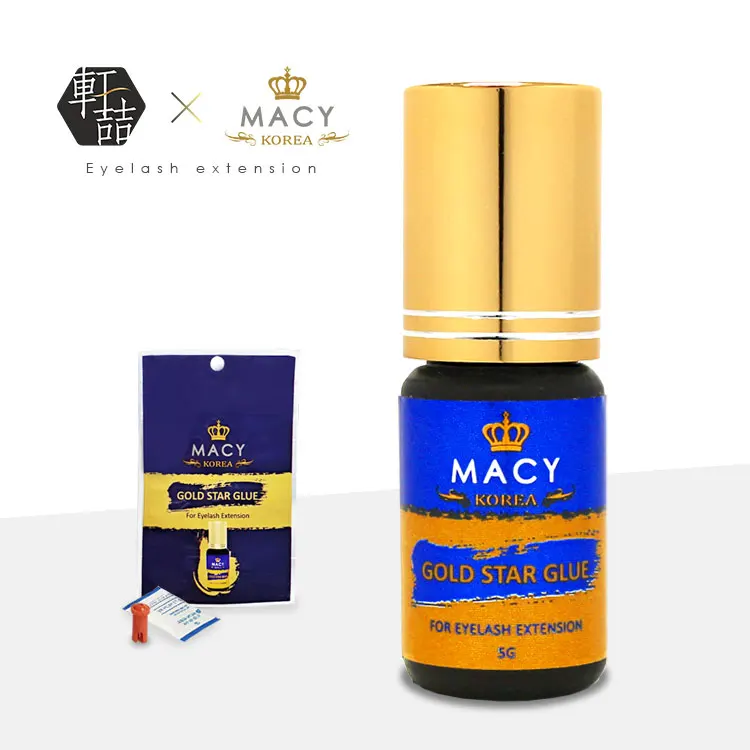 Macy Beauty Eyelash Gold Star Glue With Wholesale Price
