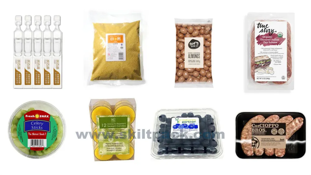 SKILT Automatic Sticker box carton bag Top Surface Labeling Machine