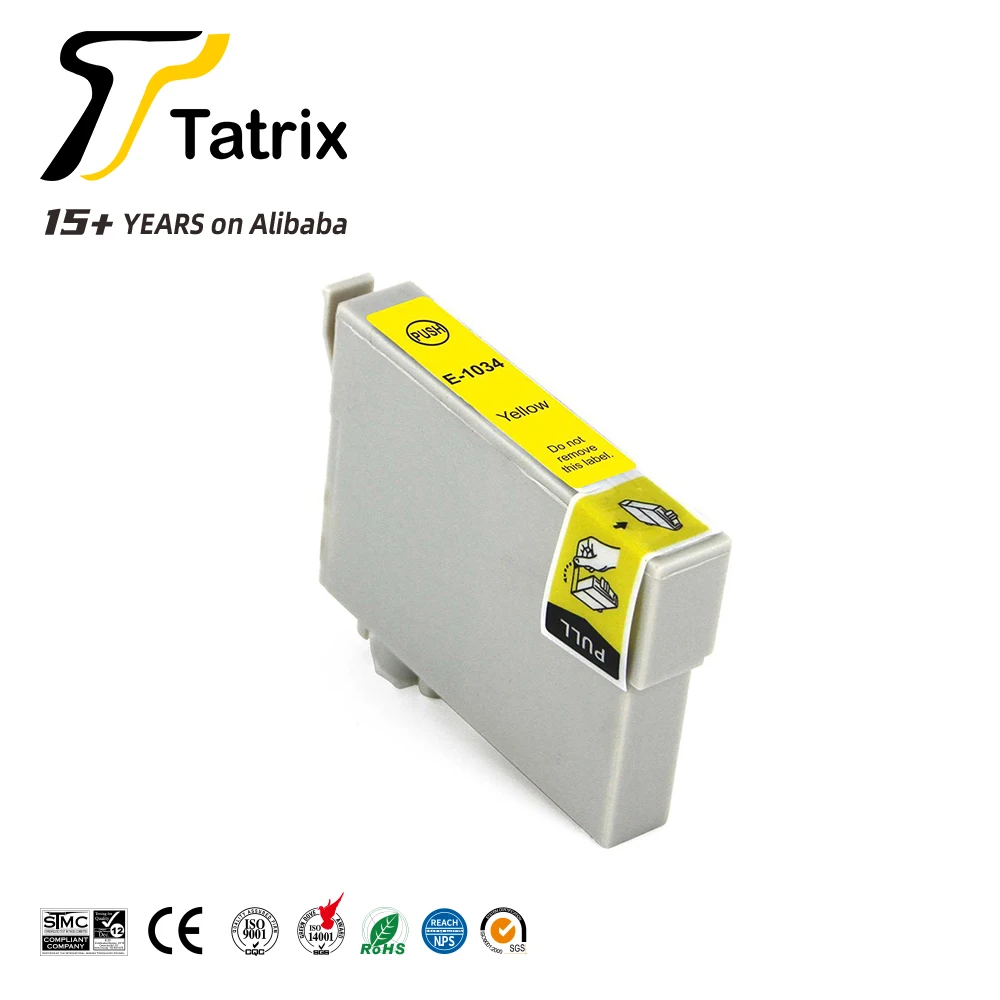 Tatrix T1031 T1032 T1033 T1034 Premium Color Compatible Printer Ink Cartridge for Epson Stylus Office T40W T1100