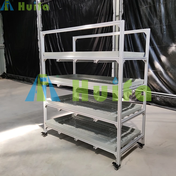 Прямая Заводская поставка, подвижная вертикальная стойка для выращивания растений в теплицах