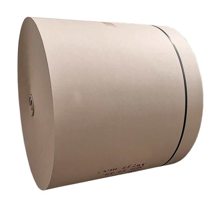 Brown Uncoated Strength Core Board (CB) Paper Roll Substance 450 GSM Ply Bond Strength 300