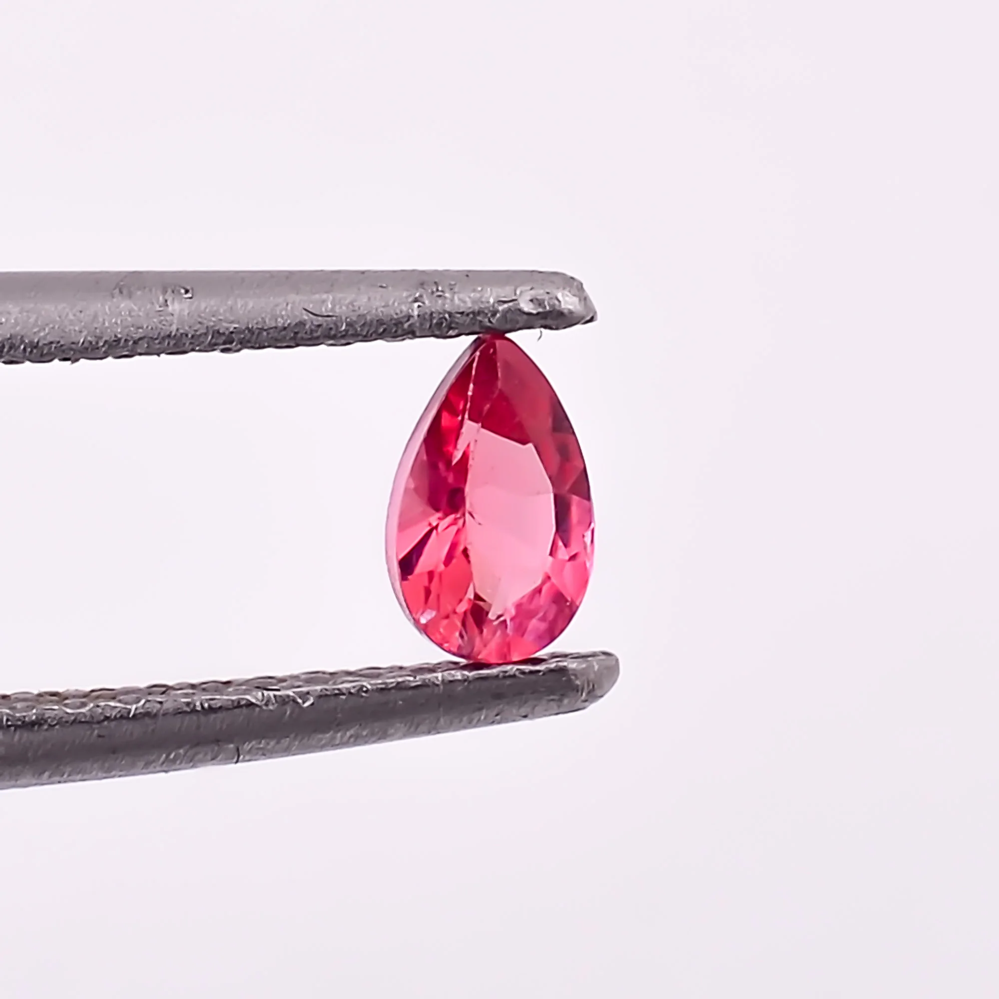 Natural Pink Tourmaline Pear Shape Brilliant Cut Loose Gemstone For Jewelry Making Tourmaline Teardrop Cut Loose Gemstone