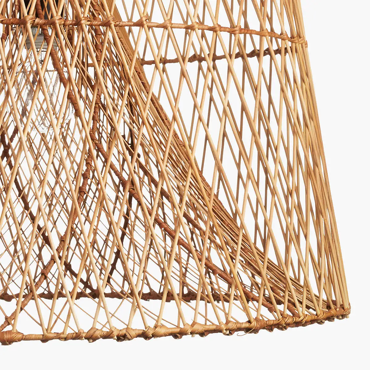 High Quality Bamboo Pendant Light Wicker Handmade Lampshade Bamboo Light Pendant Chandelier