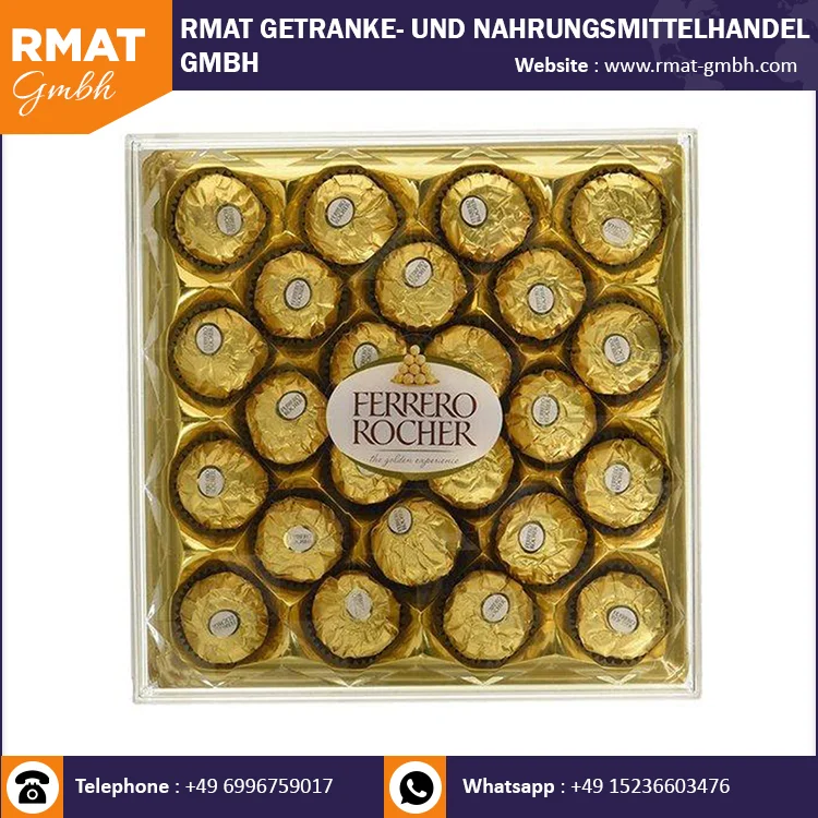 
High Quality Ferrero Rocher Chocolate Bulk Exporter 