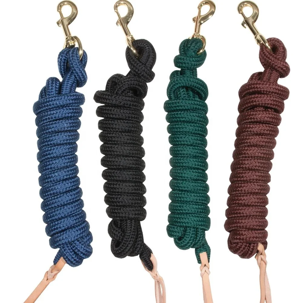 Best Selling High Strength Synthetic PP Horse Lead Rope Manufacture in India Wholesale Prices Lead Rope For Sale