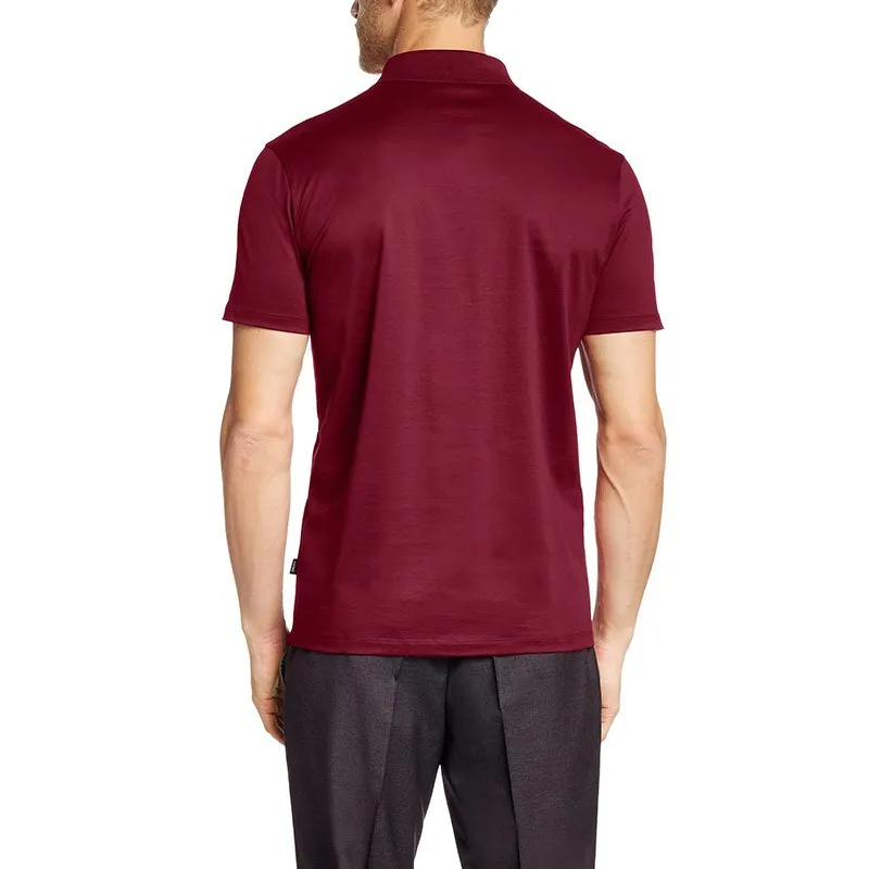  Высококачественная фабричная одежда из 100% хлопка двойная мерсеризованная рубашка поло на заказ