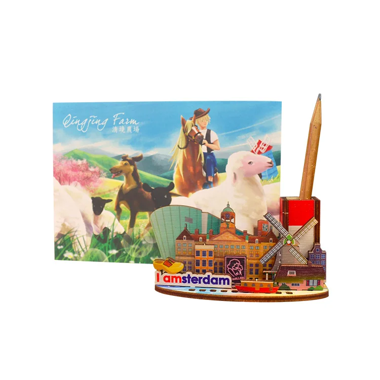 Netherlands Amsterdam Souvenirs Assembled Pen Holder Home Decor